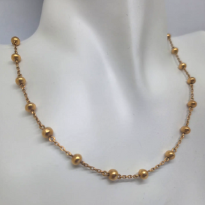 Collier Ras du Cou en Or Jaune 18k