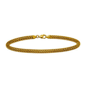Bracelet en Or Jaune 18 carats maille américaine