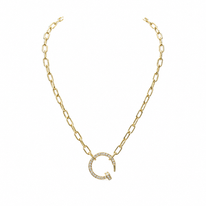 Collier Princesse en Or Jaune 18 Carats avec Diamants