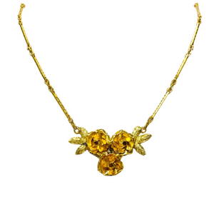 Collier Or Maille Barrette Gravée