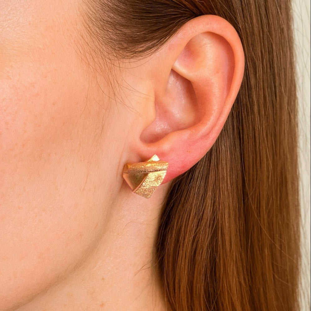 Boucles d'oreilles en Or jaune 18K - 1.42g