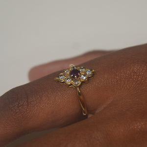 Bague Marquise en Or Jaune 18K - 2.13 Grs - Taille 51