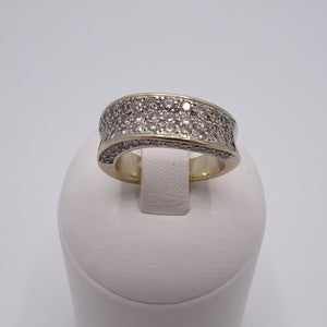 Bague en Or Blanc 18K - Taille 53 -  9.90 G
