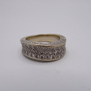 Bague en Or Blanc 18K - Taille 53 -  9.90 G