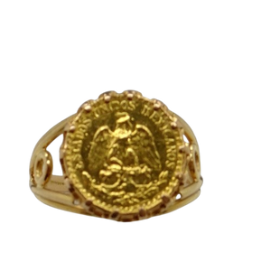 Bague avec pièce Dos Pesos 1945