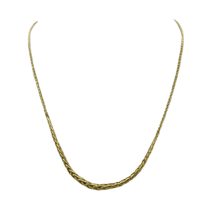 Collier or maille palmier en chute