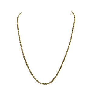 Collier or maille jaseron
