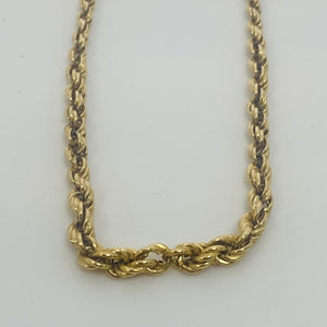 Collier maille corde