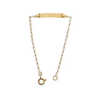 Bracelet Identité Enfant Or Jaune