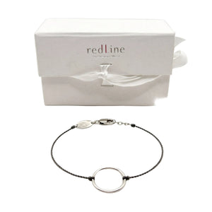 Bracelet Cordelette Fil en Or Blanc 18k
