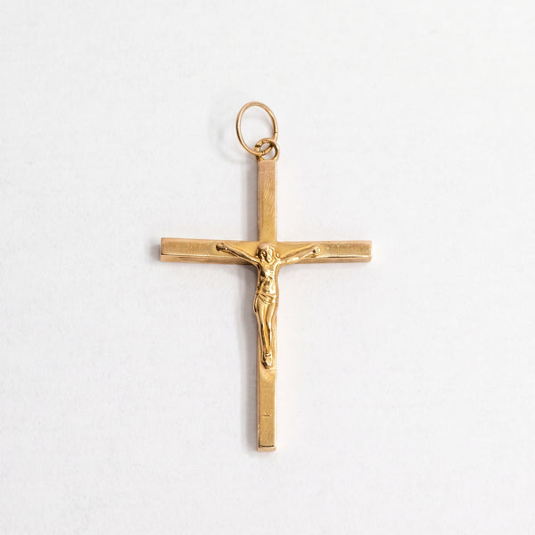 Pendentif Croix en Or Jaune 18 Carats