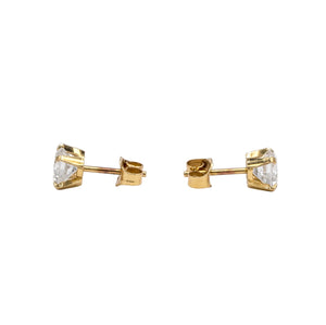 Boucles d'oreilles en or jaune 18k