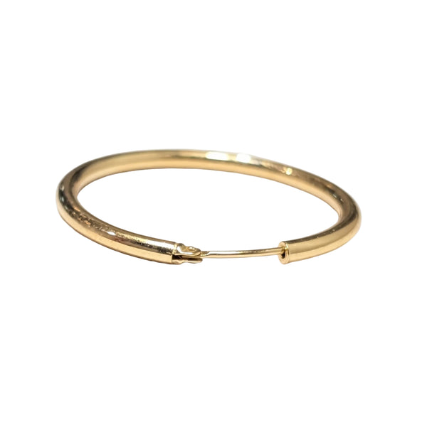 Créoles Demi Créoles en Or Jaune 18k