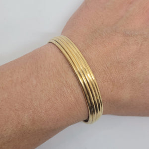 Bracelet Jonc en Or Jaune 18k