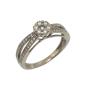 Solitaire Diamant Blanc 18 Carats avec Certificat