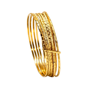 Bracelet Semainier en Or Jaune 18k