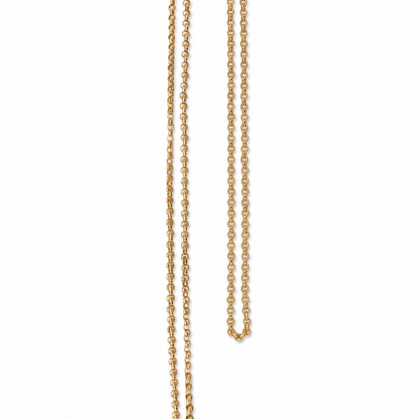 Sautoir en or jaune 18k