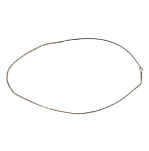 Collier en Or Blanc 18 K Maille Marine