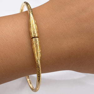 Bracelet Jonc Or Jaune 18 Carats