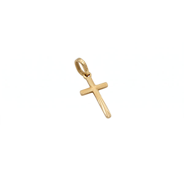 Pendentif Croix en Or Jaune 18 K