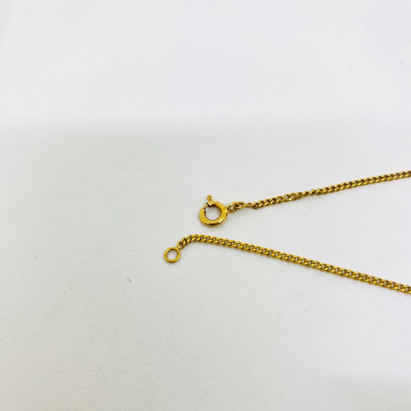 Collier Princesse en Or Jaune 18 Carats Maille Figaro