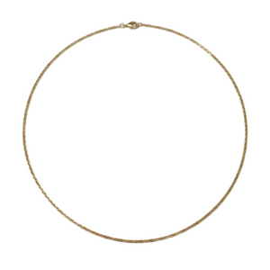 Collier Chaîne Or Jaune 18K Maille Forçat