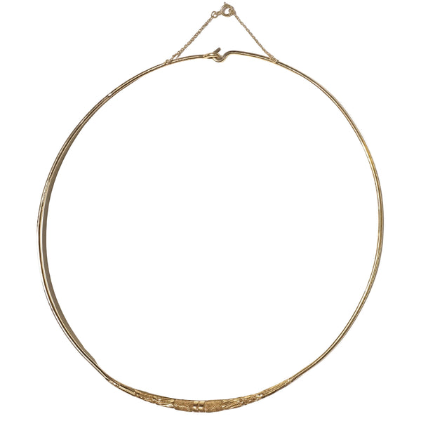 Collier Ras du Cou en Or Jaune 18k