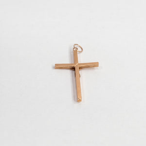Pendentif Croix en Or Jaune 18 Carats