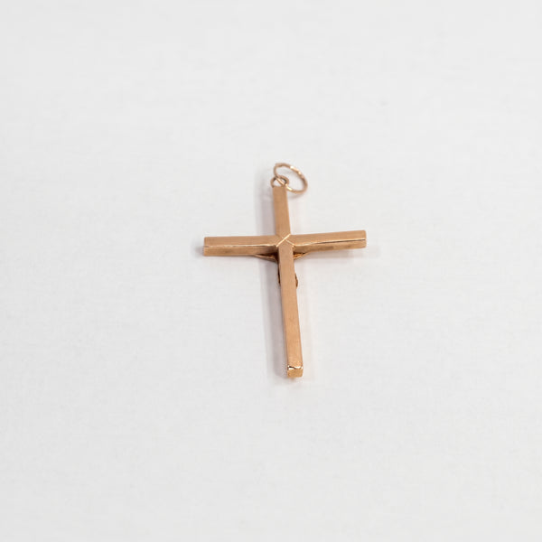 Pendentif Croix en Or Jaune 18 Carats