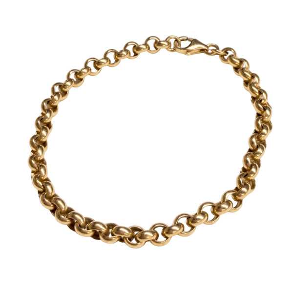 Bracelet Maillon en Or Jaune 18k