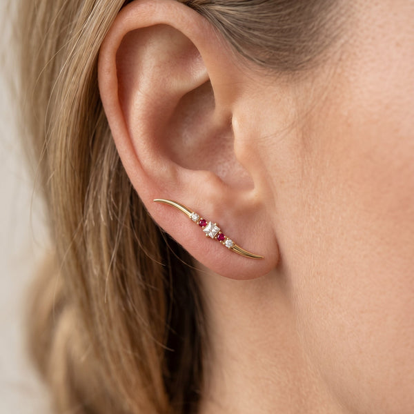 Boucles d'Oreilles Clou Or Jaune 18 Carats