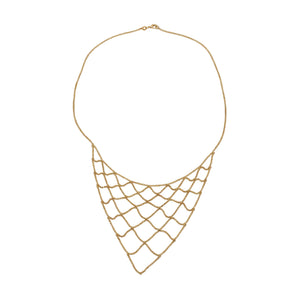 Collier Princesse Or Jaune 18 Carats Maille Fantaisie