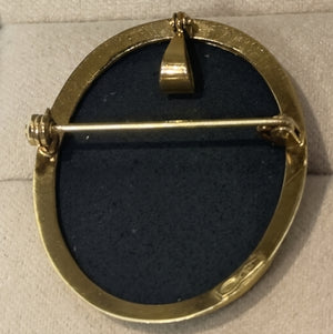 Pendentif Camé en Or Jaune 18K