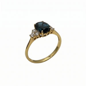 Bague Marguerite en Or Jaune 18k Taille : 53
