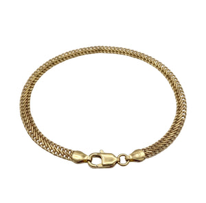 Bracelet Maille Fantaisie en Or Jaune 18k