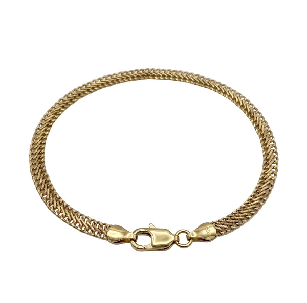 Bracelet Maille Fantaisie en Or Jaune 18k
