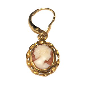 Boucles d'oreilles dormeuses en or jaune 18k