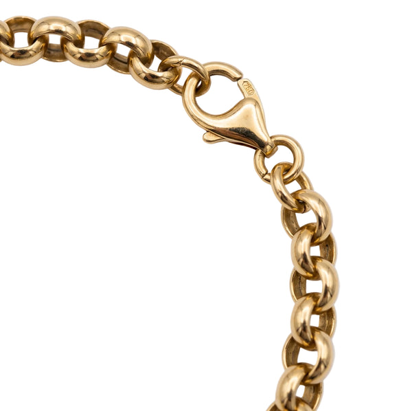 Bracelet Maillon en Or Jaune 18k