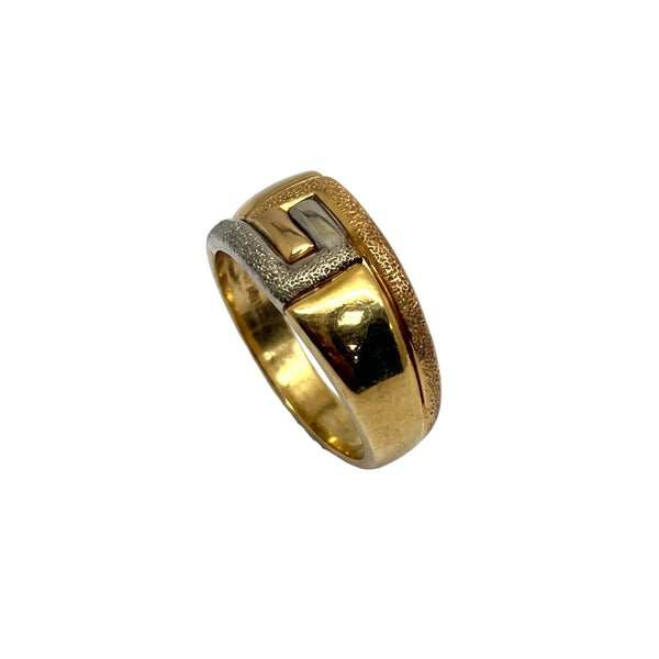 Bague Tank en 3 Ors 18k - Taille 52