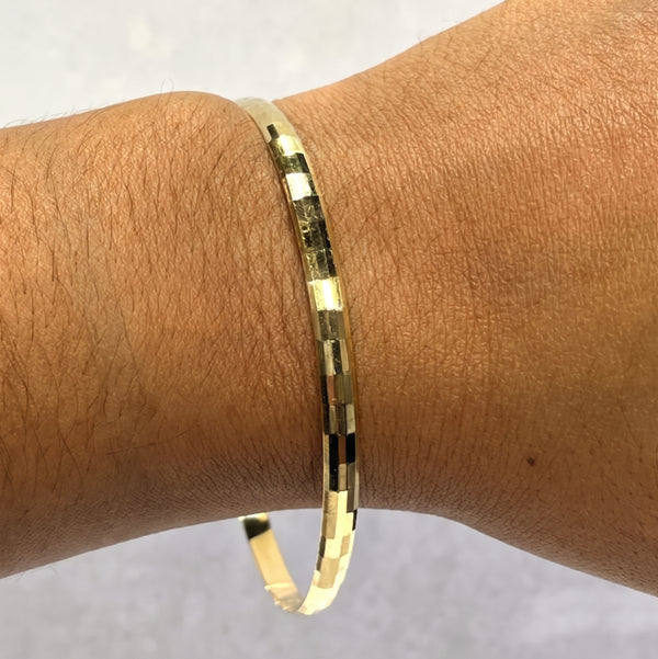 Bracelet Jonc en Or Jaune 18k