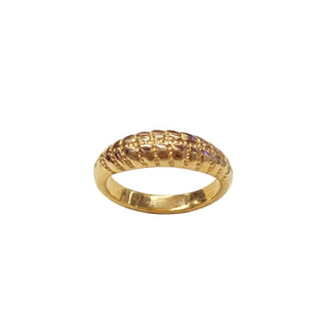 Bague en Or Jaune 18K Taille : 55