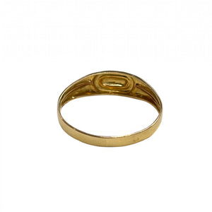 Chevalière en Or Jaune 18k - Taille 52