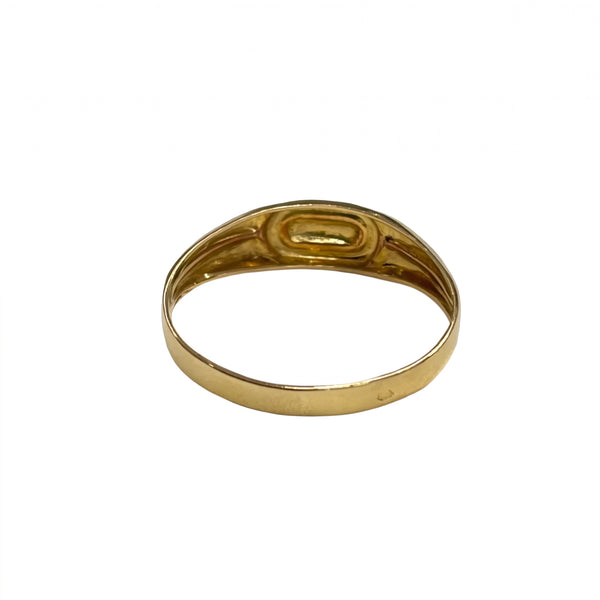 Chevalière en Or Jaune 18k - Taille 52