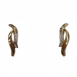 Boucles d'oreilles en Or Jaune 14k