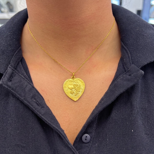Collier Princesse en Or Jaune 24K