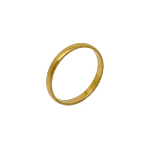 Alliance en Or Jaune 18k - Taille  60