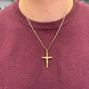 Pendentif Croix en Or Jaune 22K