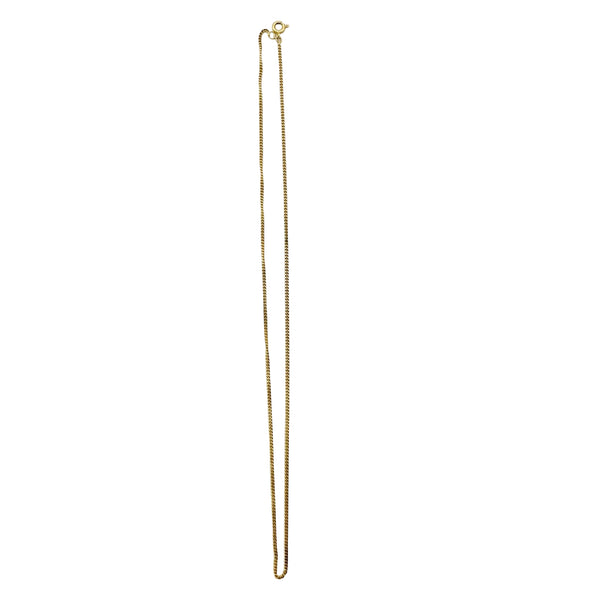 Collier Princesse Gourmette en Or Jaune 18k