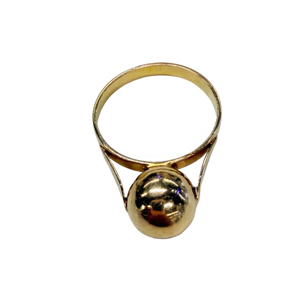 Bague en or jaune 18 K - Taille 56