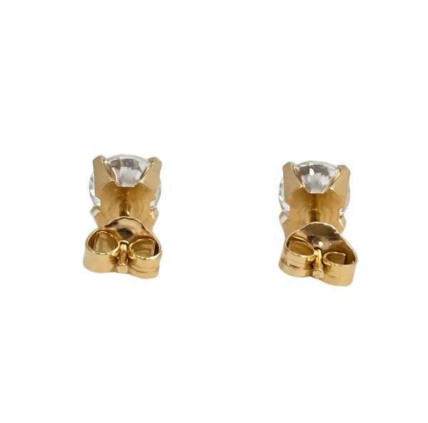 Boucles d'oreilles en or jaune 18k